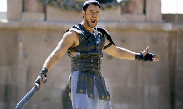 Paradise shmaradise … Russell Crowe as Maximus in Gladiator.