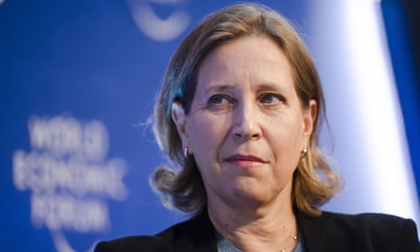 Susan Wojcicki at the World Economic Forum  in Davos, Switzerland, on 24 May 2022.