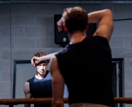 On reflection … Ed Watson in rehearsal for A Single Man.