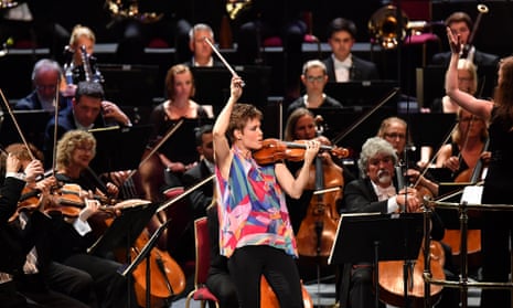 Leila Josefowicz performs Stravinsky’s Violin Concerto with the City of Birmingham Symphony Orchestra, conducted by Mirga Gražinytė-Tyla at the 2017 BBC Proms.