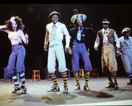 The Lockers dancing on stage