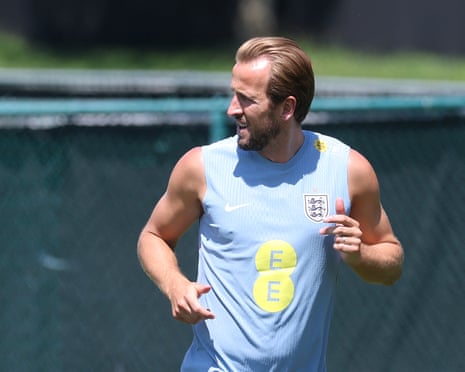 Harry Kane in training.