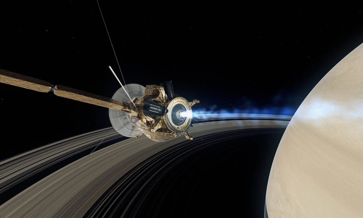 Nasa's Cassini spacecraft poised to begin mission-ending dive into Saturn | Saturn | The Guardian