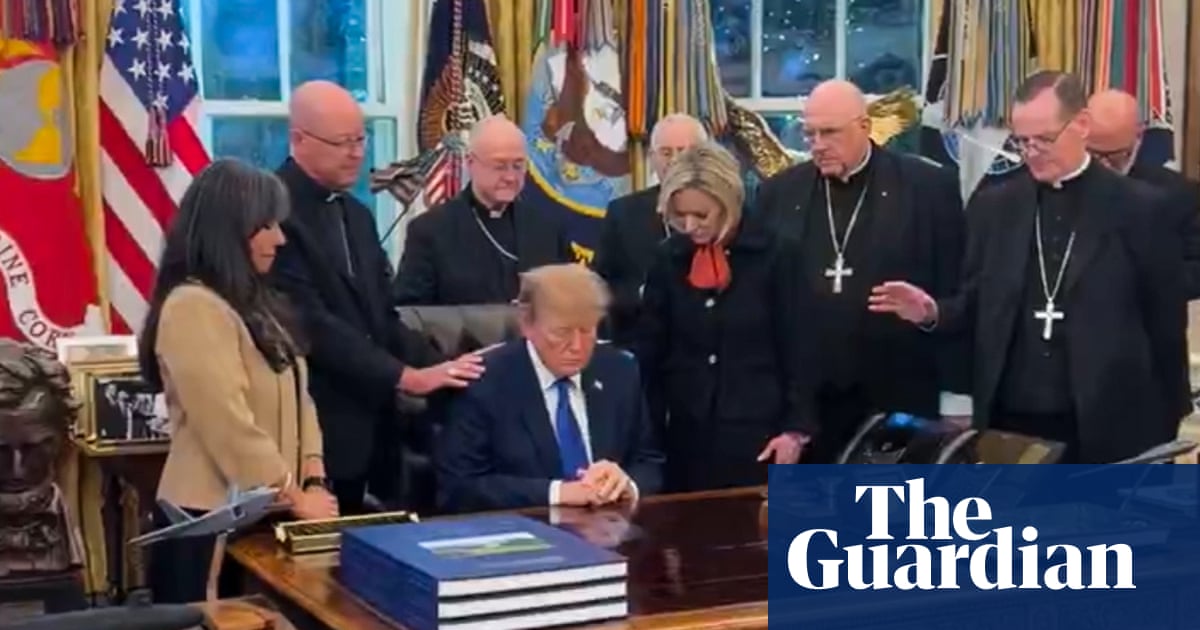 Catholic bishops accuse Trump White House of turning prayer into campaign photo op