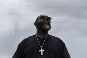A person looks on during a justice ride organized by rapper Trae the Truth to celebrate Juneteenth, which commemorates the end of slavery in Texas, two years after the 1863 Emancipation Proclamation freed slaves elsewhere in the United States, amid nationwide protests against racial inequality, in Houston, Texas, U.S. June 19, 2020.