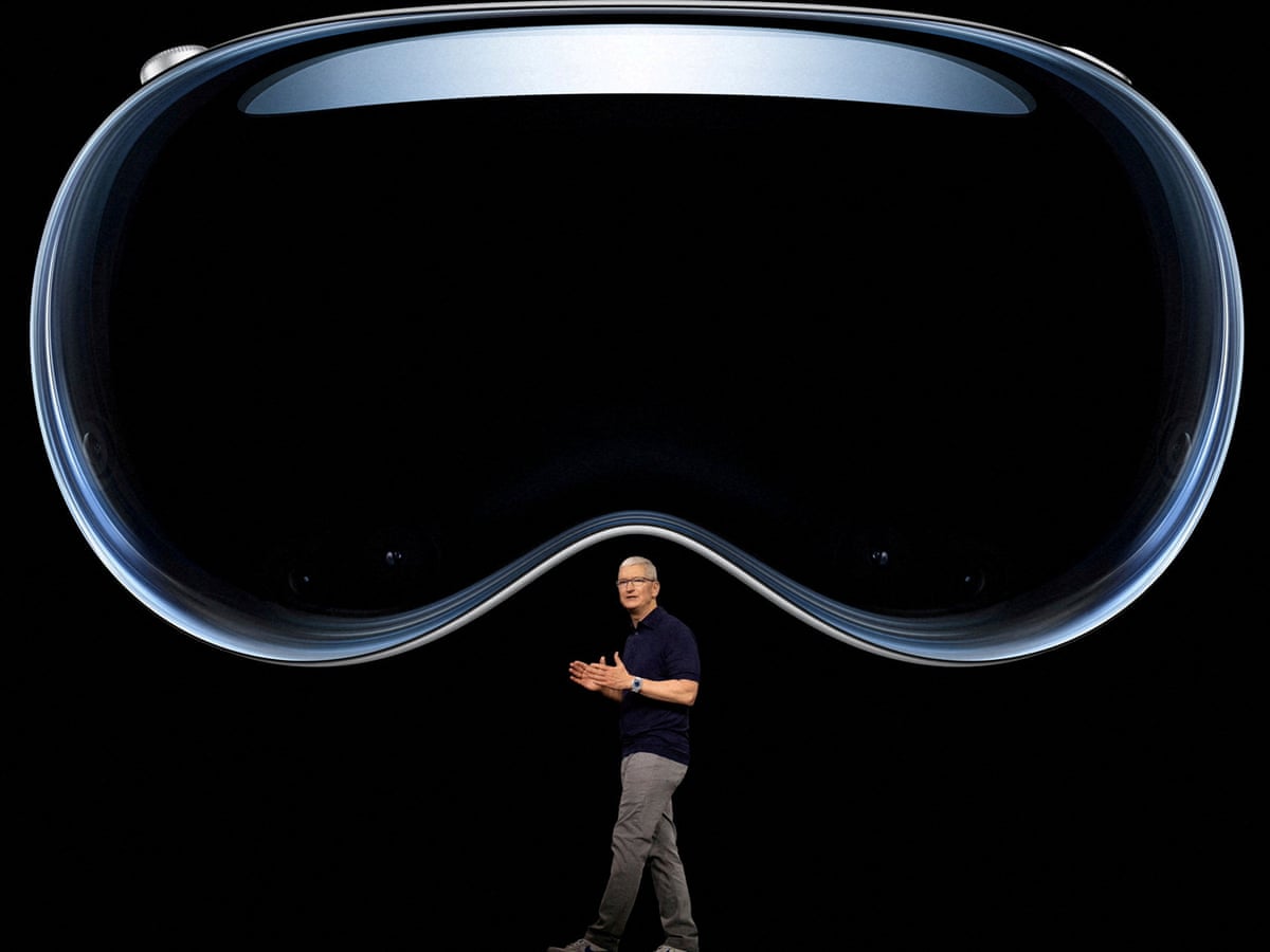 Apple revenues fall for third straight quarter as company invests heavily in AI | Apple | The Guardian