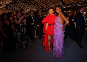 Storm Reid and Robyn Simpson attend the Governors Ball