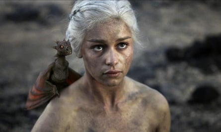 ‘After the last season, I felt like I had lost all the bones  in my body’: Emilia Clarke in Game of Thrones in 2011.