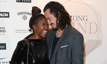 Motsi Mabuse with her husband Evgenij Voznyuk.