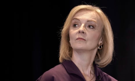 Liz Truss at the hustings for the Conservative leadership