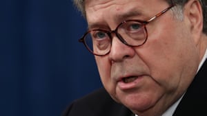 The US attorney general William Barr