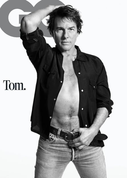 Tom Cruise on the cover of GQ magazine.