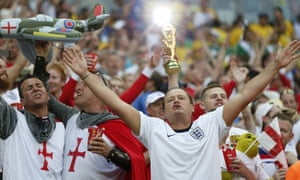 England fans at the World Cup in Brazil.