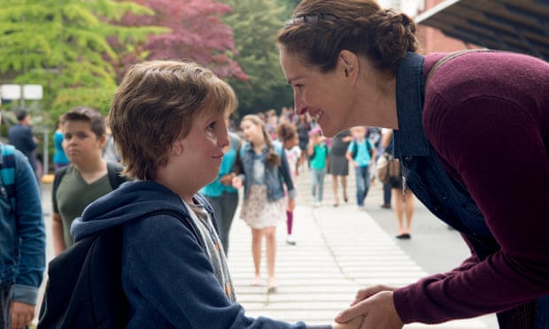 ‘Accurate portrayal’ ... Jacob Tremblay and Julia Roberts in Wonder.