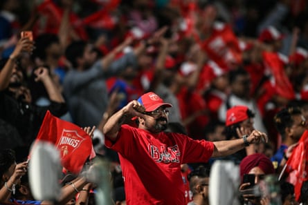 Fans enjoy the Indian Premier League