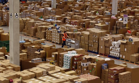 Amazon distribution centre near Swansea