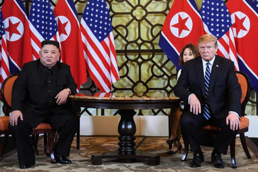 Kim meets President Donald Trump during the second US-North Korea summit at the Sofitel Legend Metropole hotel in Hanoi in 2019.