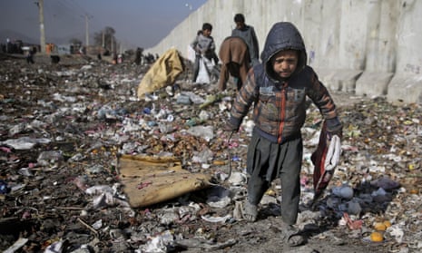 A child in Kabul, Afghanistan
