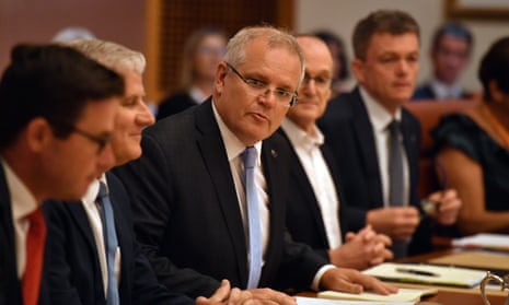 Scott Morrison addresses the Bushfire Relief and Recovery Efforts Peak Body Roundtable in Canberra, Friday 17 January 2020