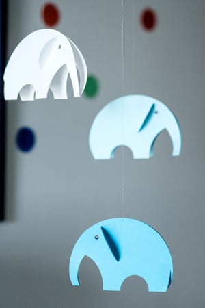 Detail of baby's mobile