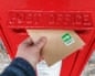 Torquay, UK. 02nd Feb, 2022. Posting a second class letter with the new QR Code Stamps from the Royal Mail, released 2nd Feb 2022 in the UK. Credit: Thomas Faull/Alamy Live News2HK4KF4 Torquay, UK. 02nd Feb, 2022. Posting a second class letter with the new QR Code Stamps from the Royal Mail, released 2nd Feb 2022 in the UK. Credit: Thomas Faull/Alamy Live News