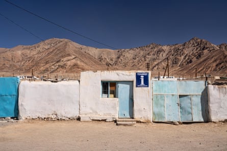The tourist information office in Murghab, a former Soviet military outpost. The town’s mini tourism boom ended after Covid and border conflict caused visitor numbers to drop and jobs to disappear.