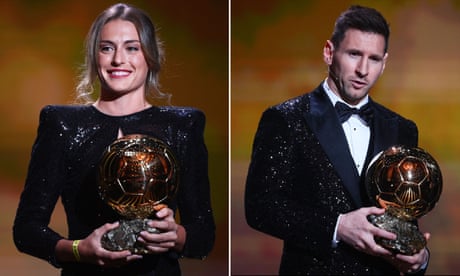 alexia putellas and lionel messi win 2021 ballon d or as it happened football the guardian