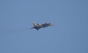 A Syrian government forces MiG-23 fighter plane.