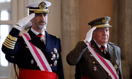 Spain’s King Felipe VI and his father King Emeritus Juan Carlos I