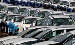 UK car sales in March were 203,000 down on the same month a year earlier, according to the Society of Motor Manufacturers and Traders.