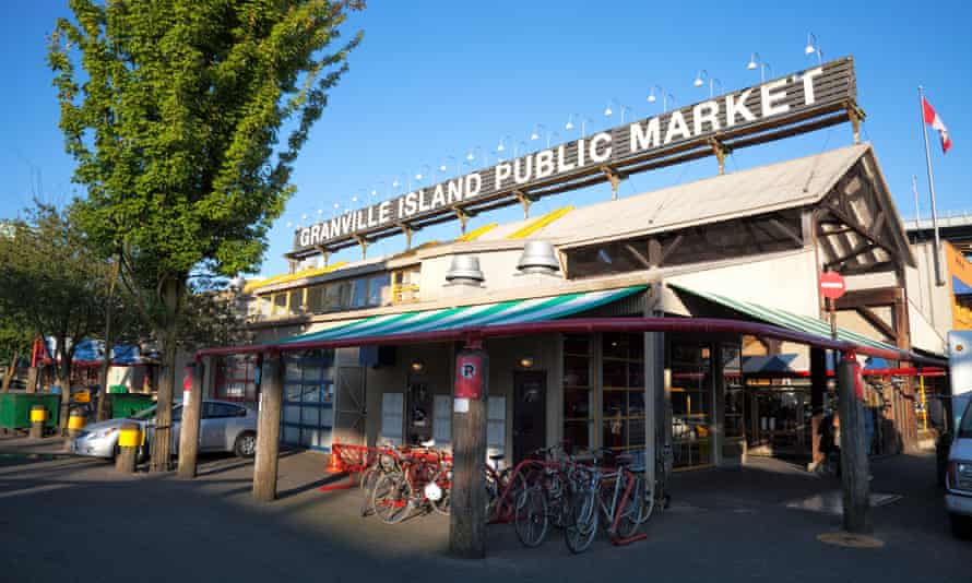 Theft hotspot … Granville Island’s public market, Vancouver.