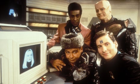 Sorry, Alan Rickman, it’s a no … clockwise from top left, Danny John-Jules, Robert Llewellyn, Chris Barrie and Craig Charles.