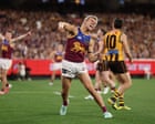 Hawthorn Hawks v Brisbane Lions: AFL preliminary final – live