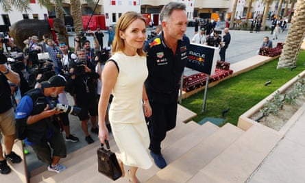 Geri Halliwell-Horner joined Christian Horner for the Bahrain Grand Prix