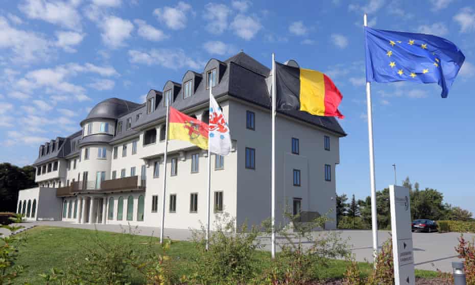 The parliament building of the German-speaking community of Belgium in Eupen