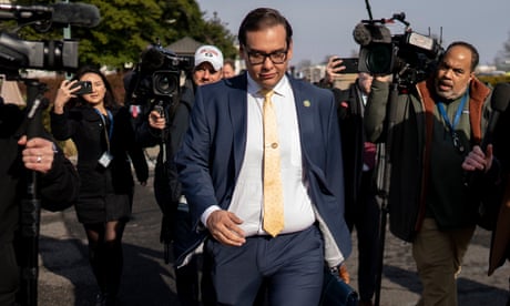 George Santos in Washington DC on 12 January.