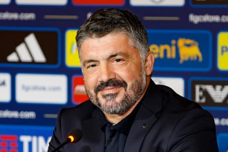Gennaro Gattuso during his official presentation