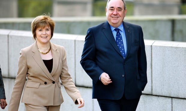 Nicola Sturgeon and Alex Salmond in 2012