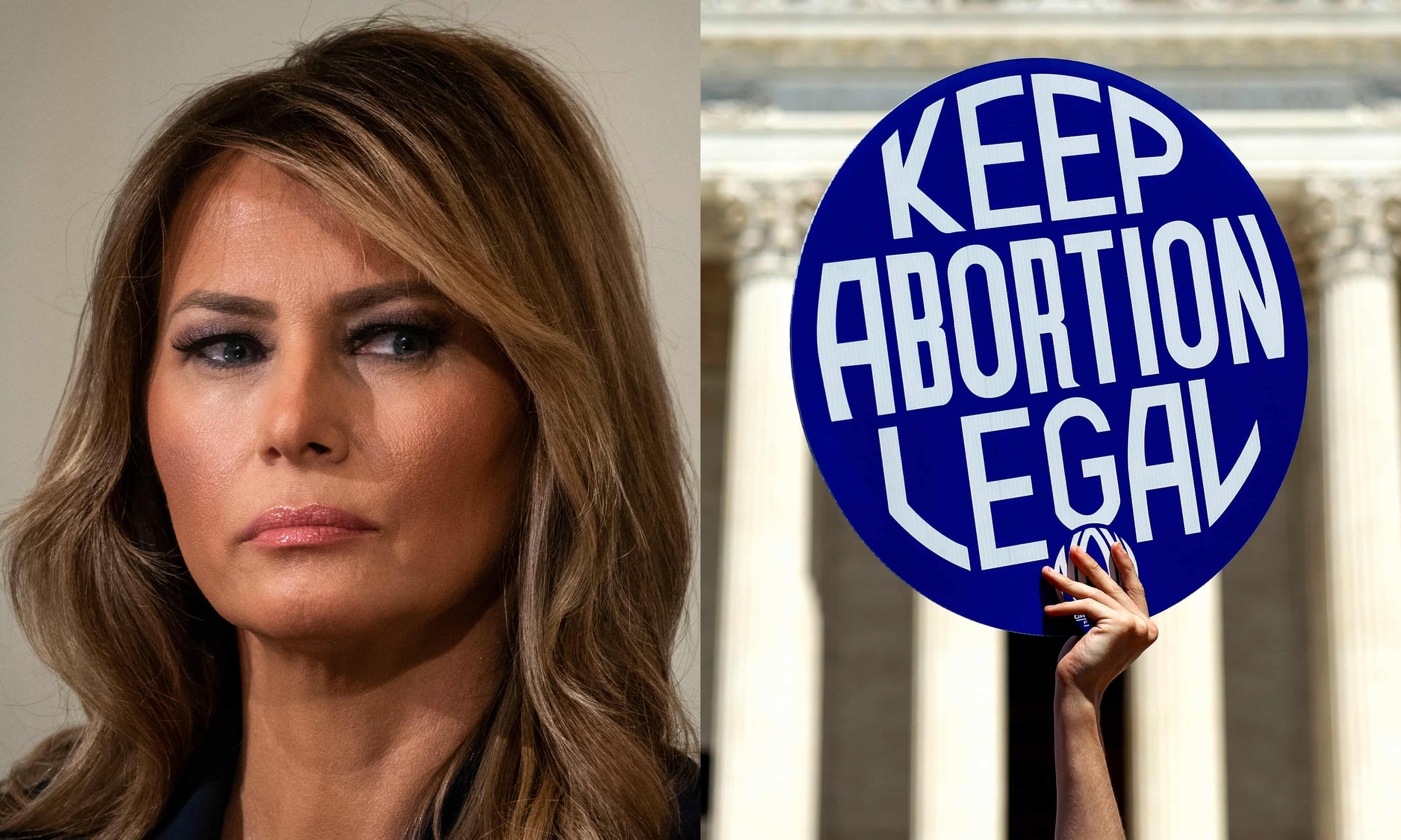 Melania Trump passionately defends abortion rights in upcoming memoir (theguardian.com)