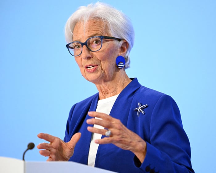 Middle East war is hurting eurozone economy, warns ECB, after announcing first interest rate rise since 2023 – business live