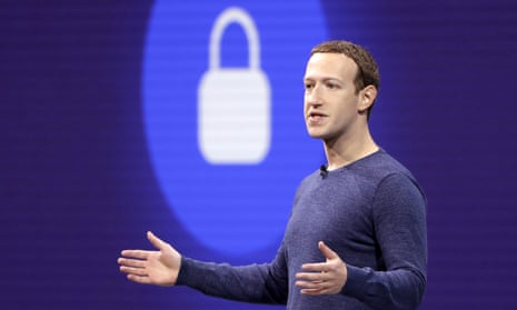 Mark Zuckerberg makes the keynote speech at a Facebook developer conference