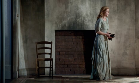Barbara Hannigan in the 2012 Royal Opera House staging of Written on Skin.