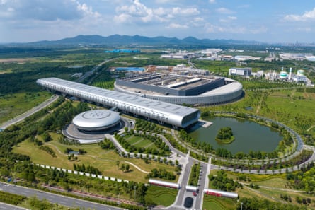 Taiwanese chip-maker TSMC’s factory in Nanjing, China.