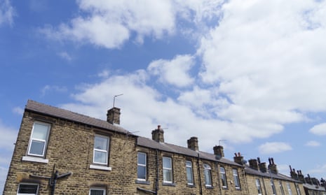 Terraced housing in Horbury, West Yorkshire.