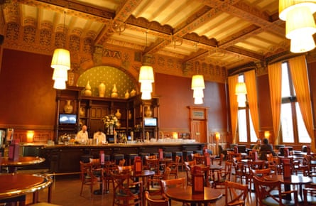 The Grand Café Restaurant 1e Klas in Amsterdam Centraal.