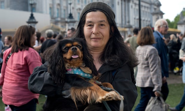 Estelle Isaacs with her Cavalier King Charles spaniel, Twiggy