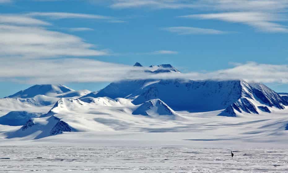 The Union Glacier in Antarctica, pictured in 2017.