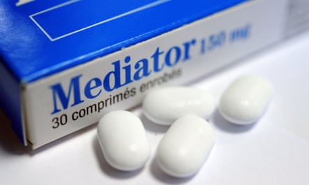 Boxes of the diabetes drug Mediator