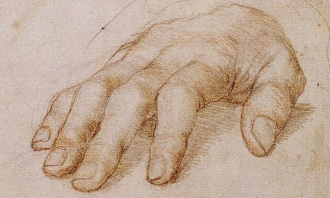 Hands off … Hans Holbein the Younger’s Study of Right Hand of Erasmus of Rotterdam.