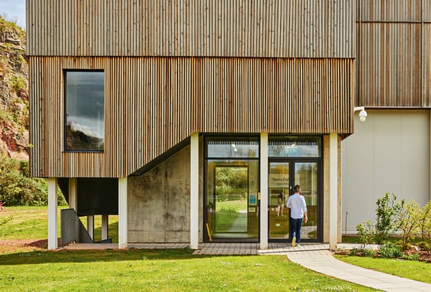 A kitchen in a quarry: why Charlie Bigham’s meals campus was named a Riba constructing of the yr | A imaginative and prescient for higher meals 1 Charlie Bigham heading along a path to the Somerset kitchen’s glass entrance door